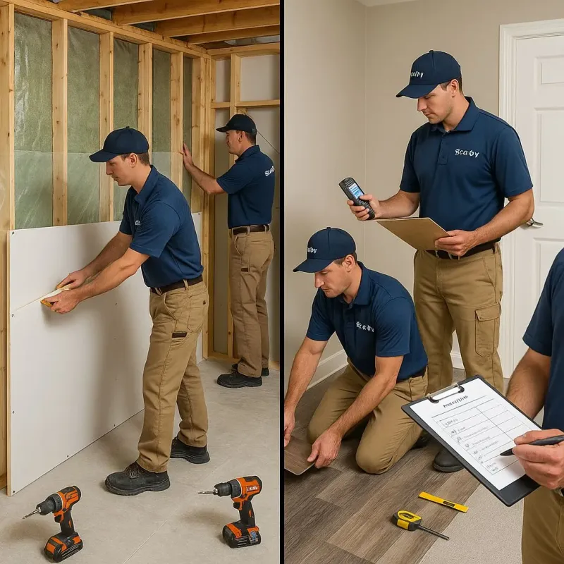Repairs and Reconstruction process in Okarche, OK